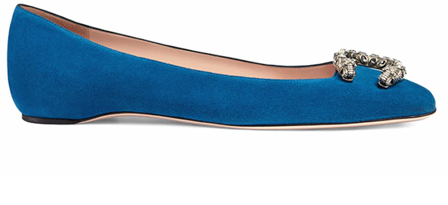 (Women) Gucci Fashion Flat 'Blue' 432107-C2000-4337 Order (Women) Gucci Fashion Flat 'Blue' 432107-C2000-4337