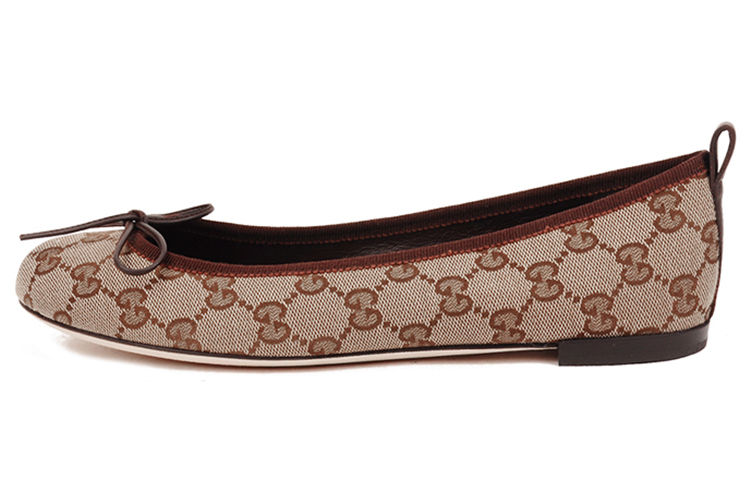 (W) Gucci Fashion Flat 'Coffee'