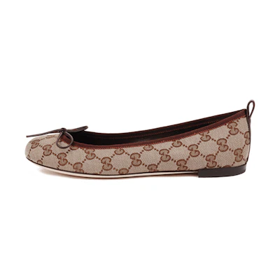 (W) Gucci Fashion Flat 'Coffee'