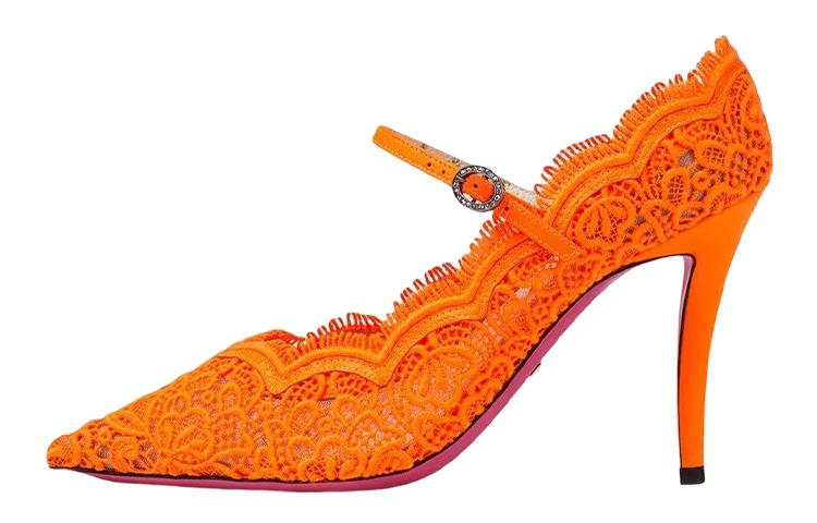 (Women) Gucci Fashion High Heels 'Orange Stiletto' 488328-9FY10-7680