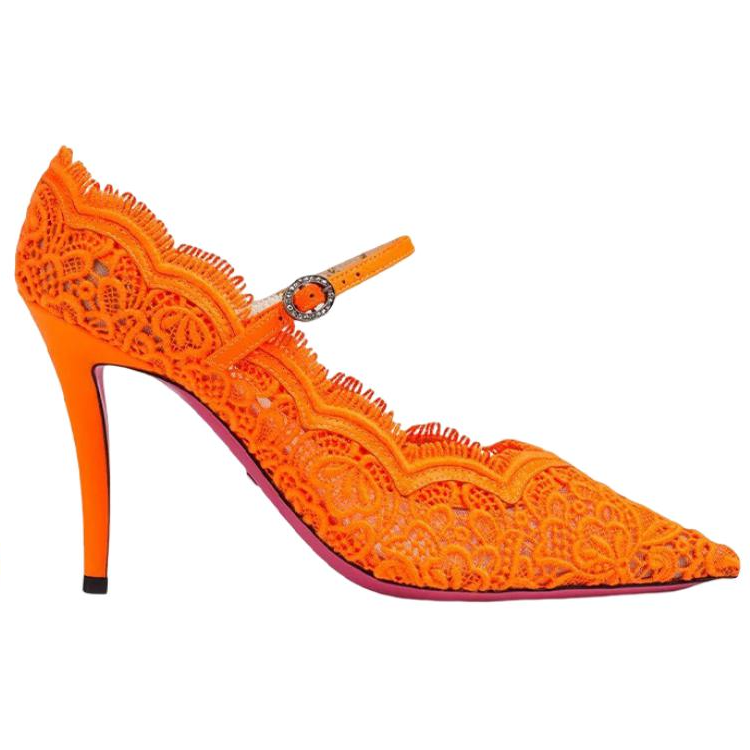 Order (Women) Gucci Fashion High Heels 'Orange Stiletto' 488328-9FY10-7680