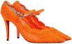 Lookbook (Women) Gucci Fashion High Heels 'Orange Stiletto' 488328-9FY10-7680