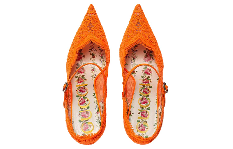 Shop (Women) Gucci Fashion High Heels 'Orange Stiletto' 488328-9FY10-7680