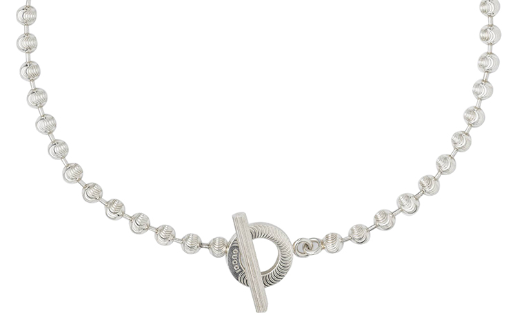 (Women) GUCCI Fashion Silver Beaded Necklace for Women 602736-J8400-8106 圖 2