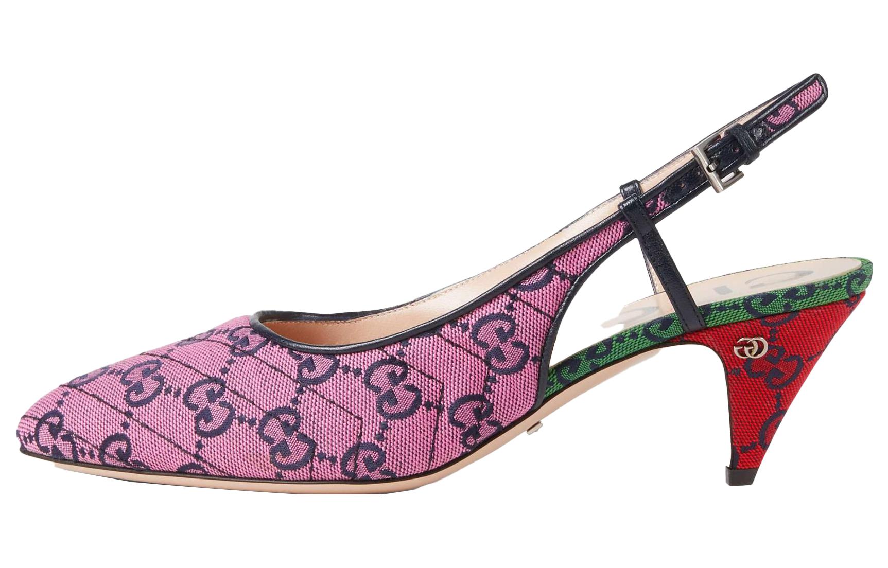 (Women) Gucci Fashion Simple Low-Cut Casual High Heels 'Pink' 659574-2UZO0-5292