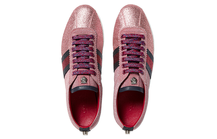 Lookbook (Women) Gucci Fashion Sneaker 'Pink Flash Fabric' 420093-KW040-6463