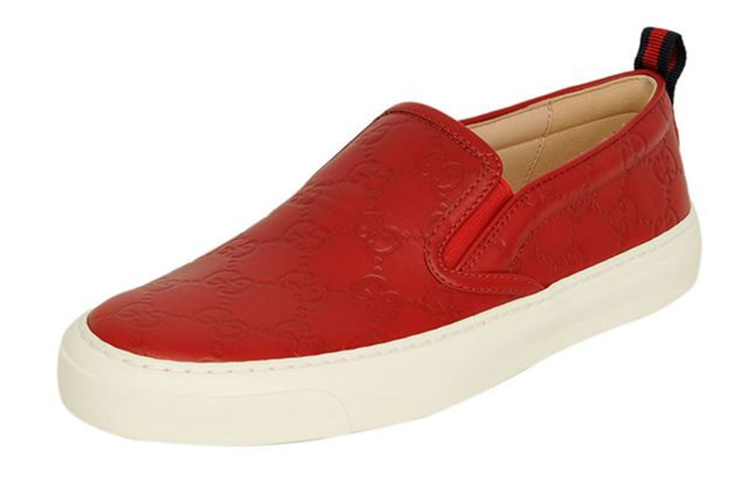Order (W) Zapatillas de Moda Gucci 'Cuero Rojo' 408510-CWCE0-6467