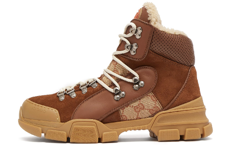 (Women) Gucci Flashtrek 'Brown Fashion High-Top Dad Shoe' 550034-0P340-2565
