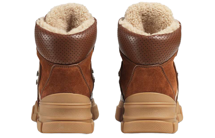 Purchase (Women) Gucci Flashtrek 'Brown Fashion High-Top Dad Shoe' 550034-0P340-2565