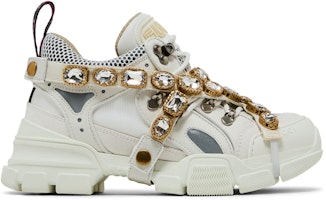 (Women) Gucci Flashtrek 'Crystals - White' 541445-GGZ50-9081 (Women) Gucci Flashtrek 'Crystals - White' 541445-GGZ50-9081