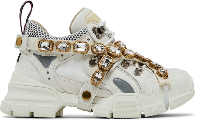 (Women) Gucci Flashtrek 'Crystals - White' 541445-GGZ50-9081 Buy (Women) Gucci Flashtrek 'Crystals - White' 541445-GGZ50-9081