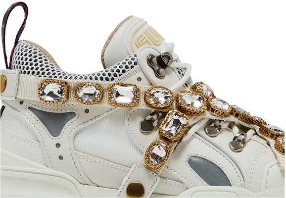 (Women) Gucci Flashtrek 'Crystals - White' 541445-GGZ50-9081 Order (Women) Gucci Flashtrek 'Crystals - White' 541445-GGZ50-9081