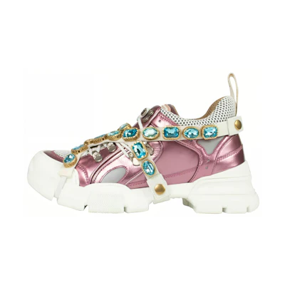 (W) Gucci Flashtrek 'Pink Crystals'