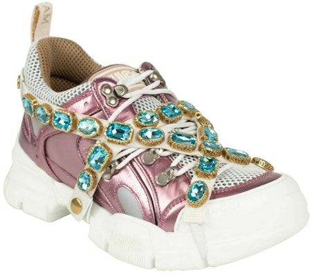 (Women) Gucci Flashtrek 'Pink Crystals' 537133-DORA0-5860 Order (Women) Gucci Flashtrek 'Pink Crystals' 537133-DORA0-5860