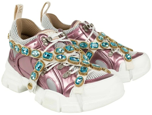 (Women) Gucci Flashtrek 'Pink Crystals' 537133-DORA0-5860 Lookbook (Women) Gucci Flashtrek 'Pink Crystals' 537133-DORA0-5860