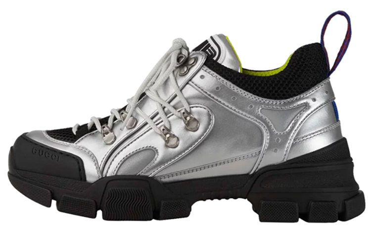 (Women) Gucci Flashtrek 'Silver Black' 543283-DORCO-8189
