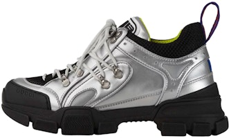 (Women) Gucci Flashtrek 'Silver Black' 543283-DORCO-8189 (Women) Gucci Flashtrek 'Silver Black' 543283-DORCO-8189
