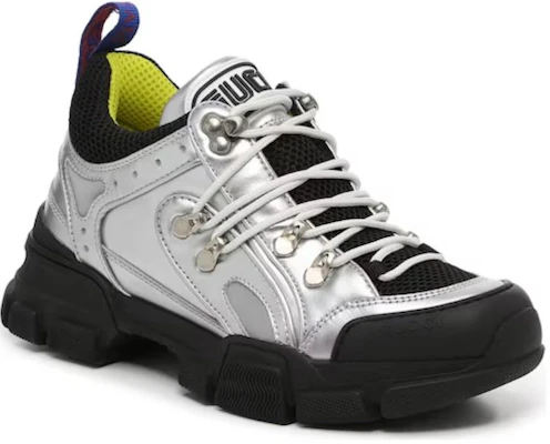 (Women) Gucci Flashtrek 'Silver Black' 543283-DORCO-8189 Lookbook (Women) Gucci Flashtrek 'Silver Black' 543283-DORCO-8189