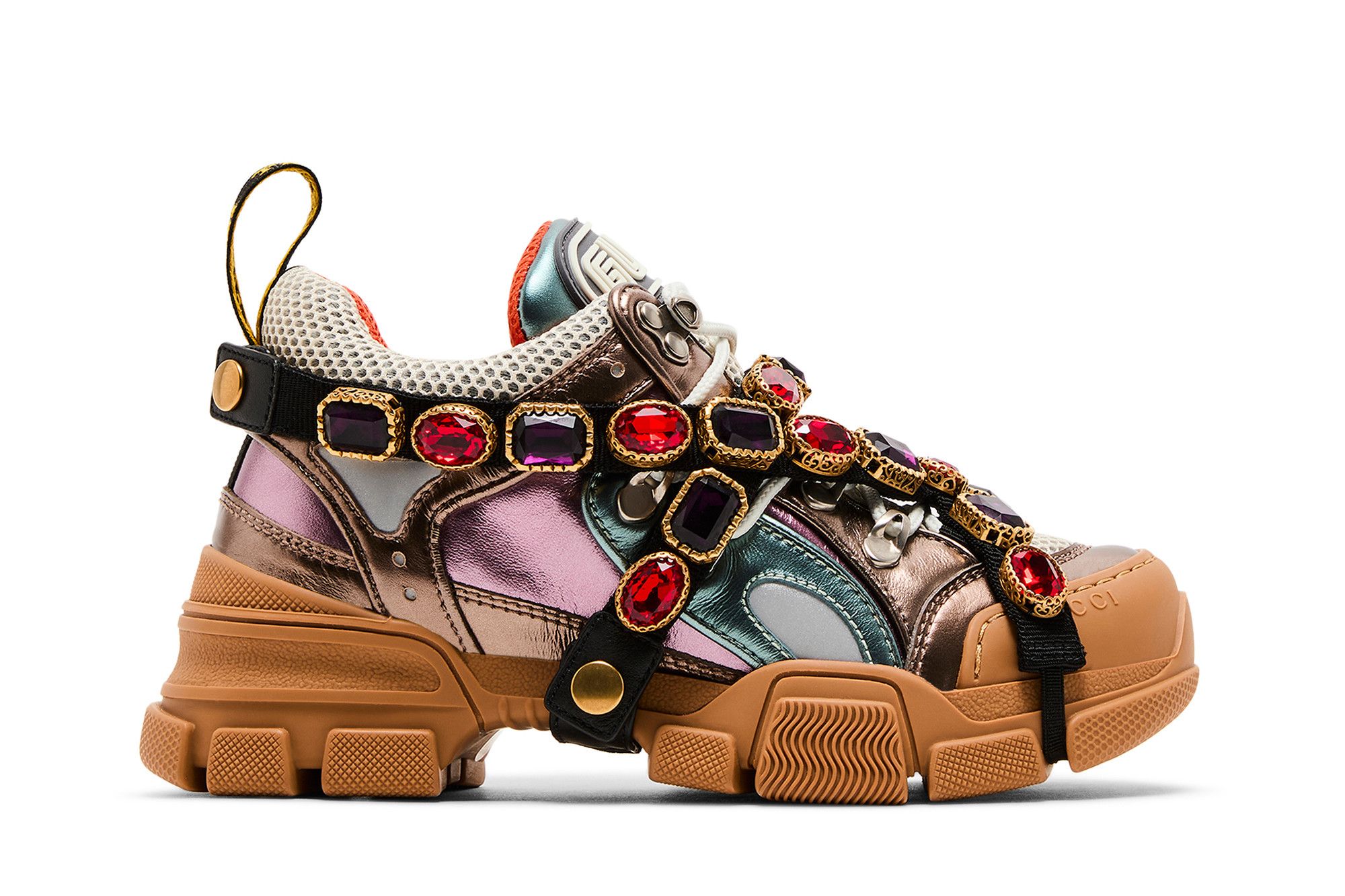 (Women) Gucci Flashtrek Crystals 'Multi-Color Metallic' 537133-DOR60-8266