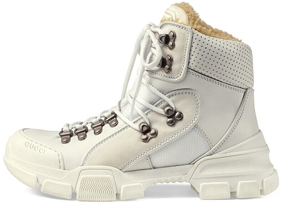 (Women) Gucci Flashtrek High 'Faux Shearling - White' 550034-D6060-9088 Buy (Women) Gucci Flashtrek High 'Faux Shearling - White' 550034-D6060-9088