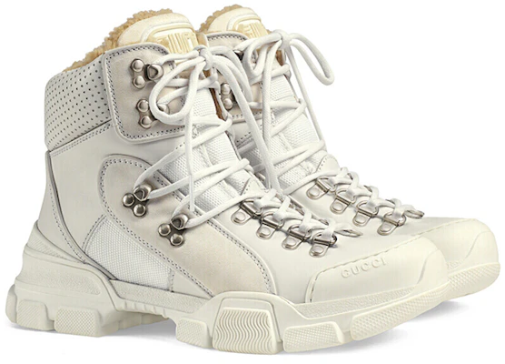(Women) Gucci Flashtrek High 'Faux Shearling - White' 550034-D6060-9088 Shop (Women) Gucci Flashtrek High 'Faux Shearling - White' 550034-D6060-9088