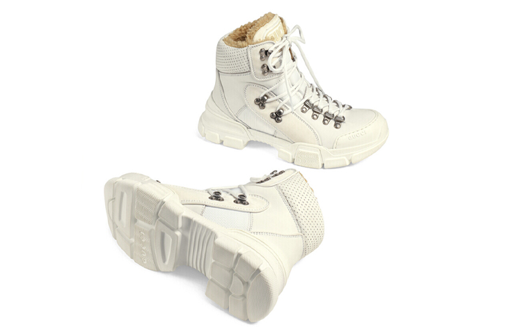 Details for (Women) Gucci Flashtrek High 'Faux Shearling - White' 550034-D6060-9088