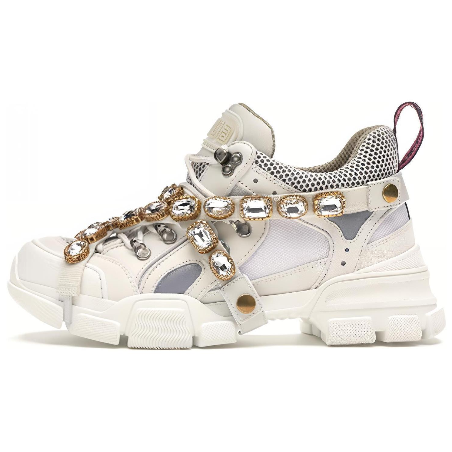 (Women) Gucci Flashtrek Strap 'Cubic Crystals' 543154-GGZ50-9081