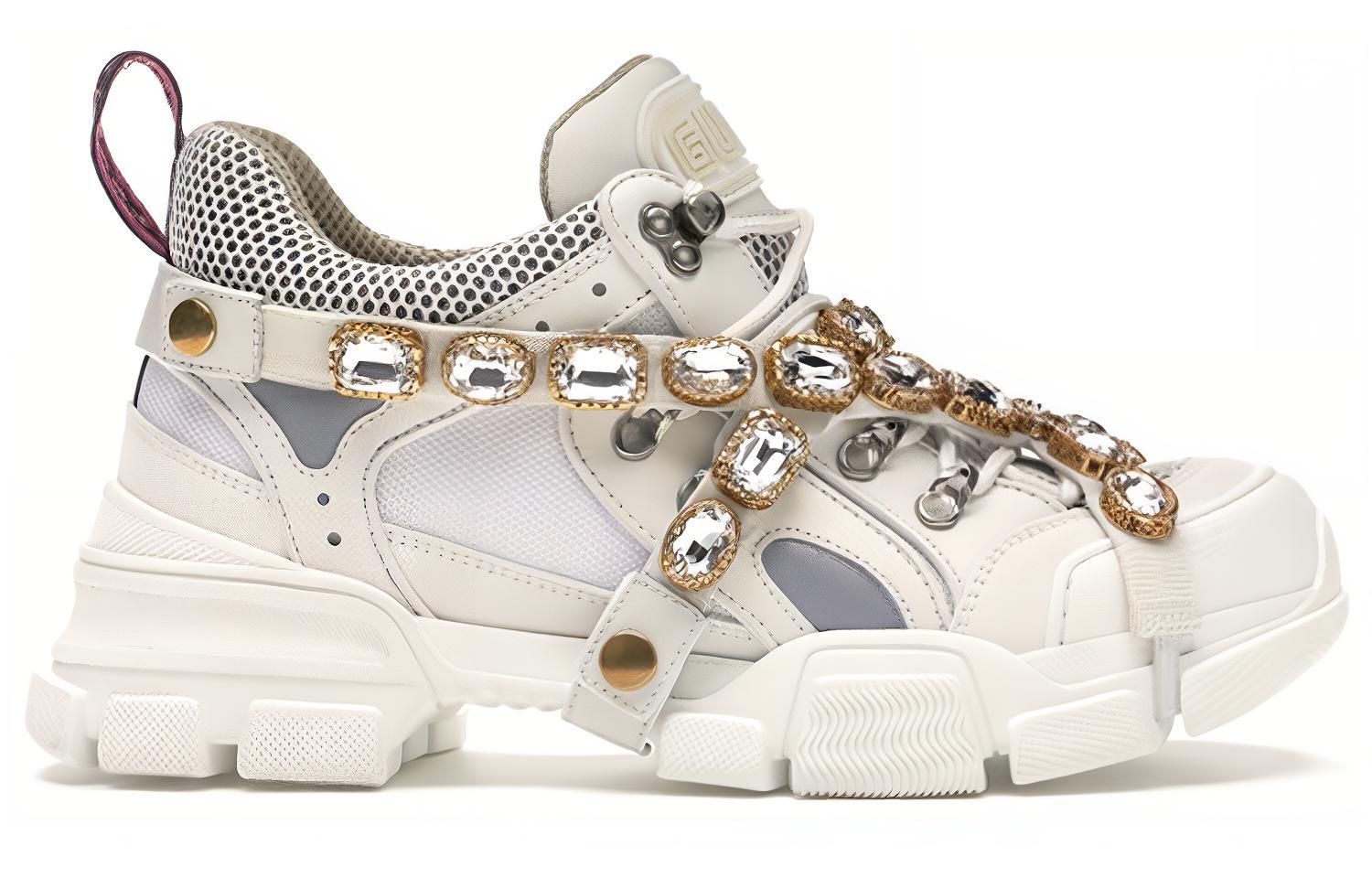 Order (Women) Gucci Flashtrek Strap 'Cubic Crystals' 543154-GGZ50-9081
