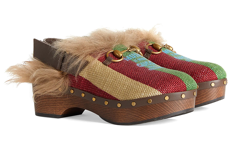 Order (W) Gucci Flat ''100e Verjaardag Rood Geel Groen'' 680951-UHZ50-9562