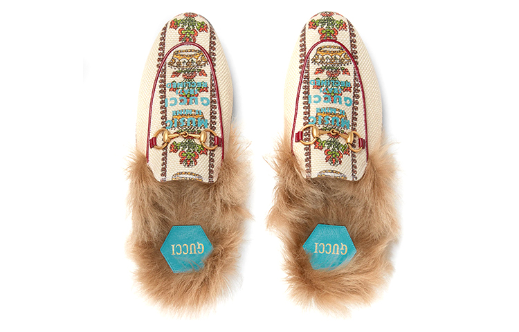 (W) Gucci Flat '100th Anniversary White Red' 圖 3