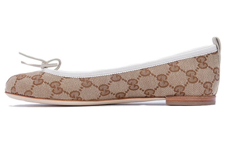 (Women) Gucci Flat 'Beige' 283719-F6BB0-9788