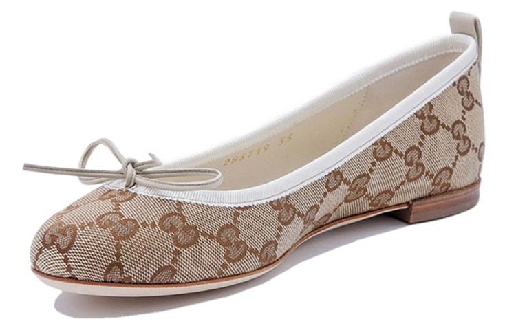 Order (W) Gucci Platte Schoenen ''Beige'' 283719-F6BB0-9788