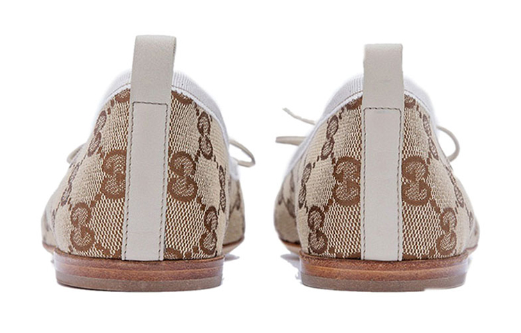 Shop (W) Gucci Platte Schoenen ''Beige'' 283719-F6BB0-9788