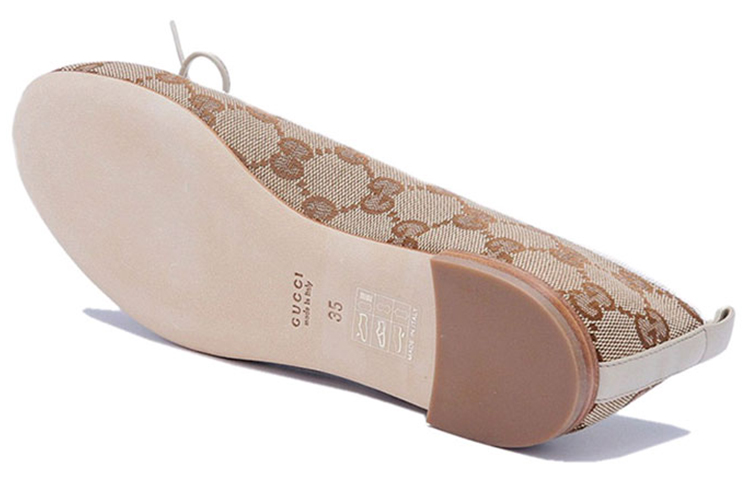Purchase (W) Gucci Platte Schoenen ''Beige'' 283719-F6BB0-9788