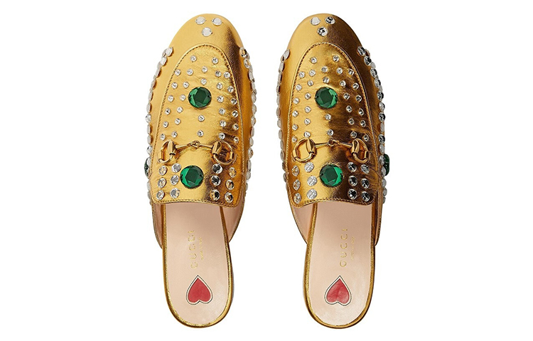 Lookbook (W) Gucci Flachschuhe ''Metallic Gold'' 471953-B8B00-8016