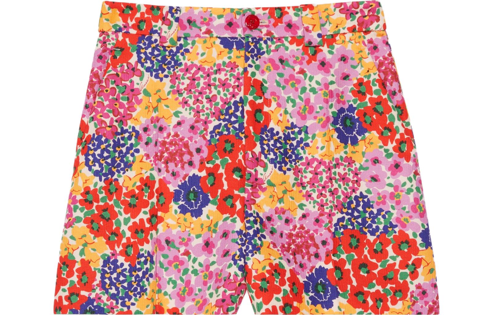 (Women) Gucci Floral Print Shorts Multi-color FW23 741349-ZAM5O-6395