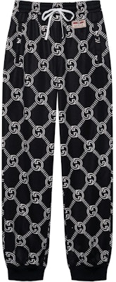 (W) Gucci FW21 Seluar Jogger Hitam Knit dengan Corak Logo Keseluruhan. 683269-XJD1I-1289 Buy (W) Gucci FW21 Seluar Jogger Hitam Knit dengan Corak Logo Keseluruhan. 683269-XJD1I-1289