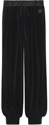 (W) 구찌 FW21 블랙 로고 프린트 릴렉스 조거 스웻팬츠 595929-XJBUH-1000 Buy (W) 구찌 FW21 블랙 로고 프린트 릴렉스 조거 스웻팬츠 595929-XJBUH-1000