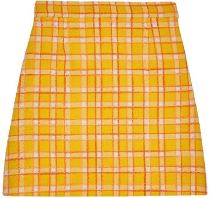 (W) Gucci FW21 Skirt A-line Kotak Kuning 609775-ZACQC-7962 Buy (W) Gucci FW21 Skirt A-line Kotak Kuning 609775-ZACQC-7962