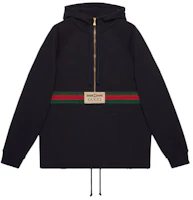 (Women) Gucci FW21 Half-Zip Logo Hoodie Navy Blue 644656-XJC3W-4440 (Women) Gucci FW21 Half-Zip Logo Hoodie Navy Blue 644656-XJC3W-4440