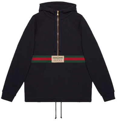 (Women) Gucci FW21 Half-Zip Logo Hoodie Navy Blue 644656-XJC3W-4440 Buy (Women) Gucci FW21 Half-Zip Logo Hoodie Navy Blue 644656-XJC3W-4440