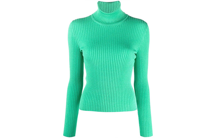(Women) Gucci FW21 Slim-Fit Turtleneck Sweater Green 653335-XKBST-3823
