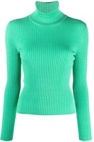 (Women) Gucci FW21 Slim-Fit Turtleneck Sweater Green 653335-XKBST-3823 (Women) Gucci FW21 Slim-Fit Turtleneck Sweater Green 653335-XKBST-3823