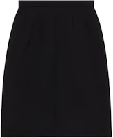 (Women) GUCCI FW22 Black High-Waisted Casual Mini Skirt. 721676 ZAJZ8-1000 (Women) GUCCI FW22 Black High-Waisted Casual Mini Skirt. 721676 ZAJZ8-1000