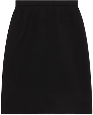 (W) 구찌 FW22 블랙 하이웨이스트 캐주얼 미니 스커트. 721676 ZAJZ8-1000 Order (W) 구찌 FW22 블랙 하이웨이스트 캐주얼 미니 스커트. 721676 ZAJZ8-1000