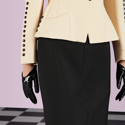 (W) 구찌 FW22 블랙 하이웨이스트 캐주얼 미니 스커트. 721676 ZAJZ8-1000 Sizing (W) 구찌 FW22 블랙 하이웨이스트 캐주얼 미니 스커트. 721676 ZAJZ8-1000