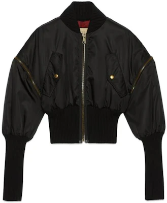 (W) GUCCI FW22 黑色外套,可拆式袖子與拉鍊設計. 712876-ZAK8M-1043 Order (W) GUCCI FW22 黑色外套,可拆式袖子與拉鍊設計. 712876-ZAK8M-1043