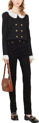 (W) 구찌 FW22 블랙 솔리드 홀스빗 스키니 진 691895-XDBX6-1043 Lookbook (W) 구찌 FW22 블랙 솔리드 홀스빗 스키니 진 691895-XDBX6-1043