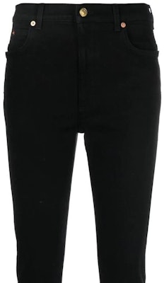 (W) 구찌 FW22 블랙 솔리드 홀스빗 스키니 진 691895-XDBX6-1043 Details for (W) 구찌 FW22 블랙 솔리드 홀스빗 스키니 진 691895-XDBX6-1043