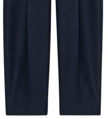 (W) GUCCI FW22 Pantalones Largos de Cachemira Azul Marino Rectos Casual 721495-Z6519-4440 Purchase (W) GUCCI FW22 Pantalones Largos de Cachemira Azul Marino Rectos Casual 721495-Z6519-4440